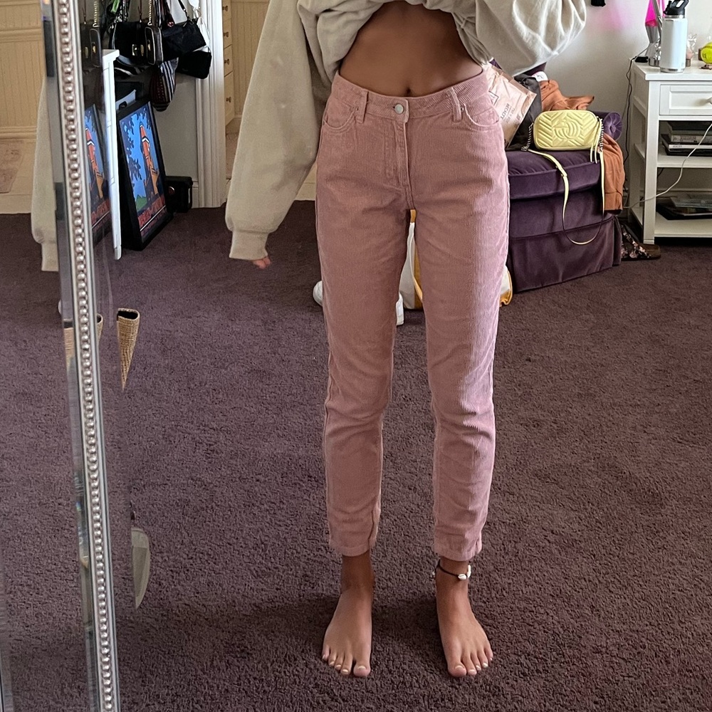 BDG Pink Corduroy Jeans
